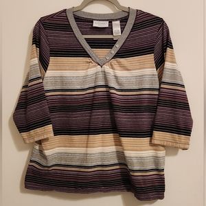 EUC Villager Plus Size Lightweight Knit Top Size 2